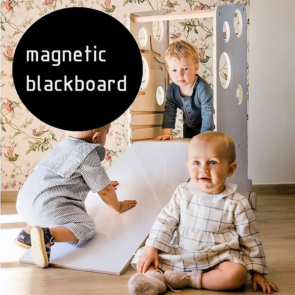 slide with magnetic blackboard