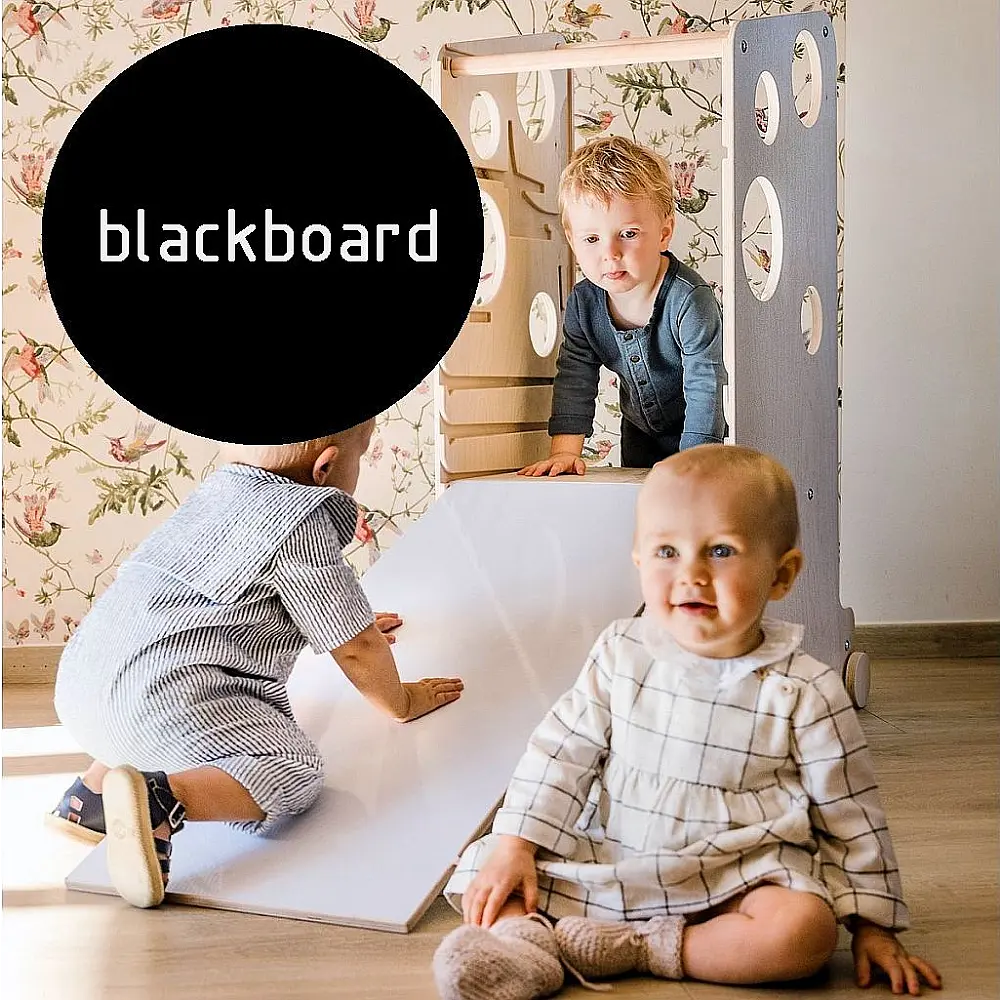 slide with blackboard